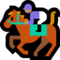 Horse Racing - Medium emoji on Microsoft